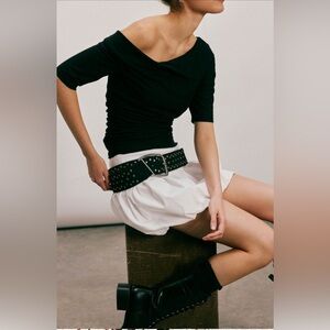 FREE PEOPLE x Revolve Elodie Bubble Mini Skirt